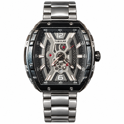 TUBULAR Men's Watch 5517 SILVER BLACK
