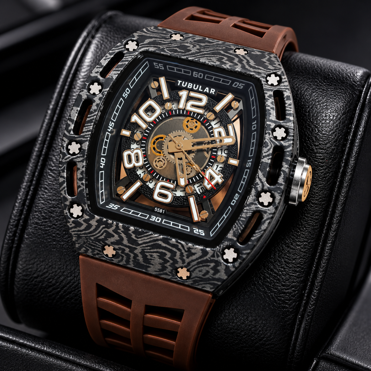 TUBULAR Men's Watch 5581 BROWN