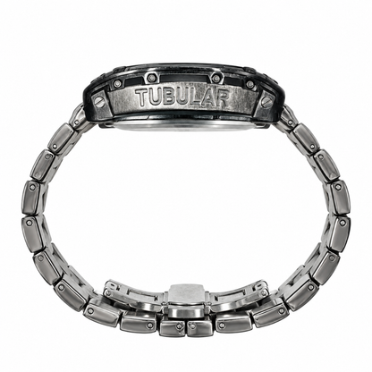 TUBULAR Men's Watch 5517 SILVER BLACK
