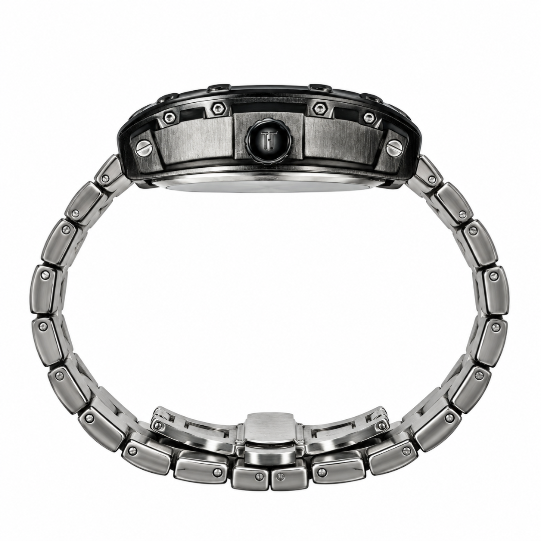 TUBULAR Men's Watch 5517 SILVER BLACK