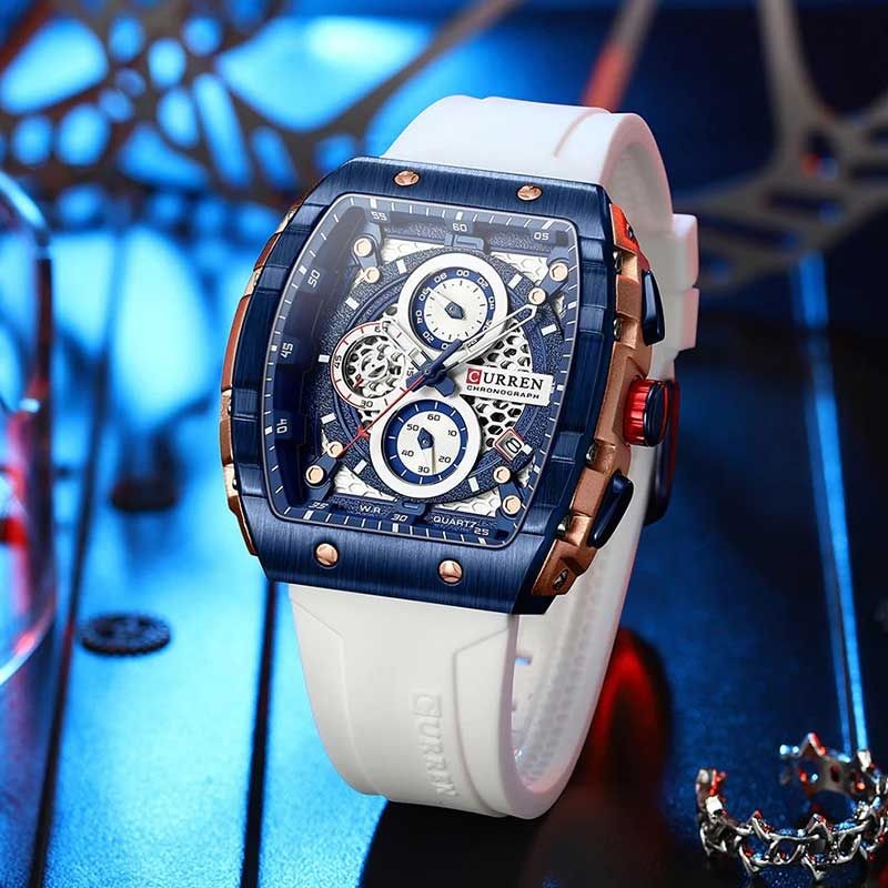 CURREN MEN’S WATCH WHITE