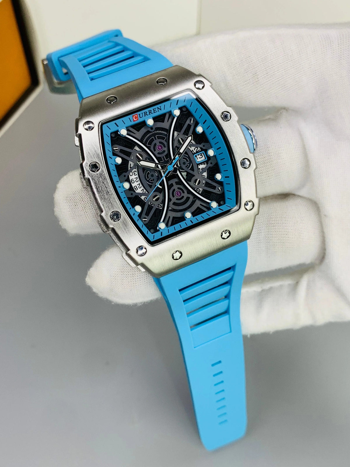 CURREN Men’s Watch 8438 Sky Blue